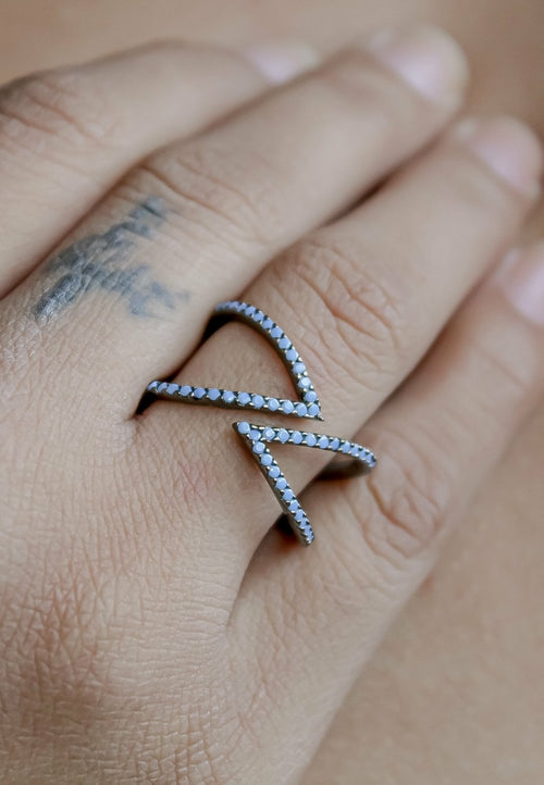 Golden Maldives X Ring -  Choose from Many Styles and Colors